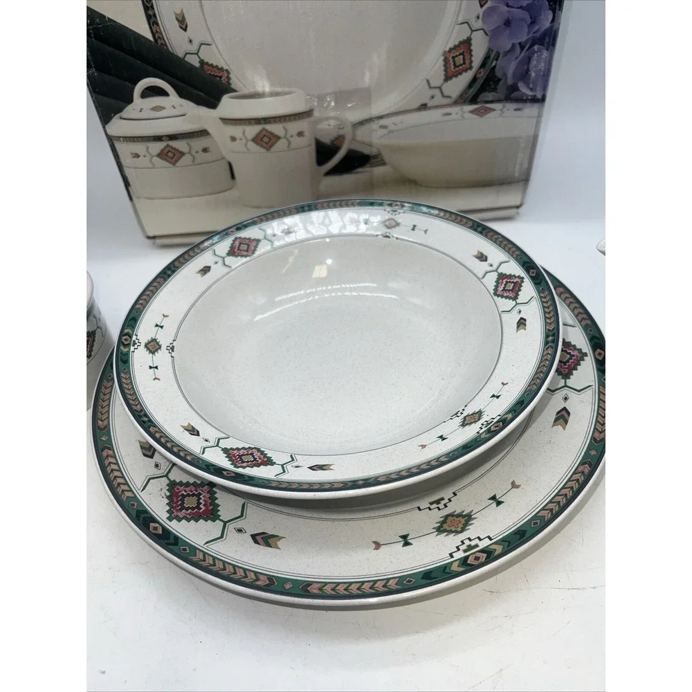 Studio Nova Adirondack Y2201 Sugar and Creamer‎  Buffet Platter Bowl Set